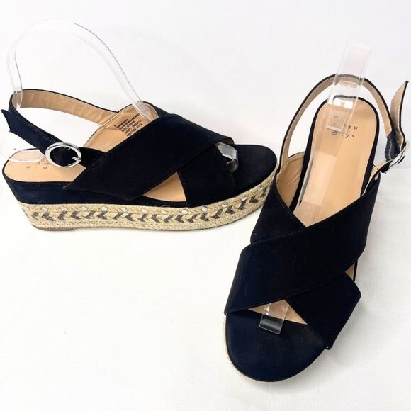 a new day Shoes - Women's Wedge Espadrille Platform Shoes | Sandals Size 8